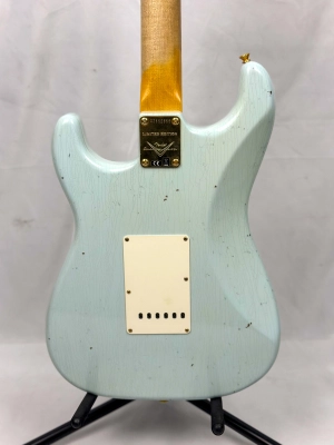 Fender Custom Shop Limited Edition '62 Bone Tone Stratocaster Journeyman Relic - Super Faded Aged Sonic Blue - 923-1012-777 6
