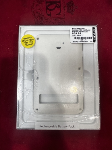 FISHMAN RECHARGEABLE BATTERY PAK F/STRAT WHIT