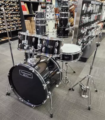 Mapex Tornado 22,10,12,16,SD w/Hardware in Black 2
