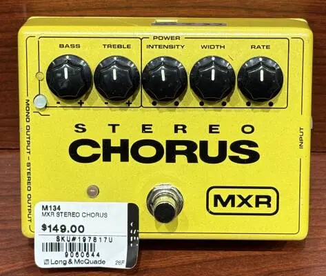 MXR STEREO CHORUS 18v