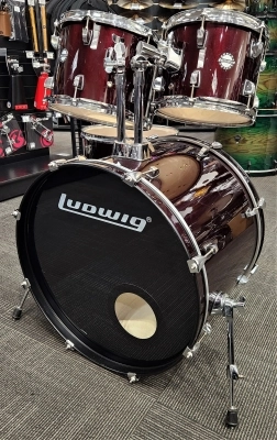Ludwig Accent 4 PC Red Finish