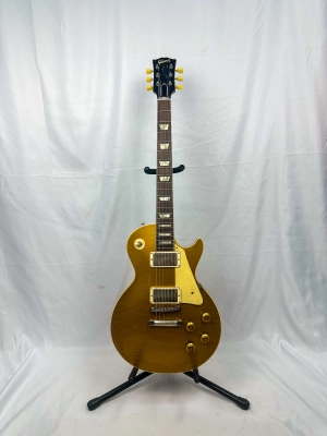 Gibson Custom Shop Murphy Lab Ultra Heavy Aged '57 Les Paul Std. - Double Gold Top - LPR57UHDGNH 2