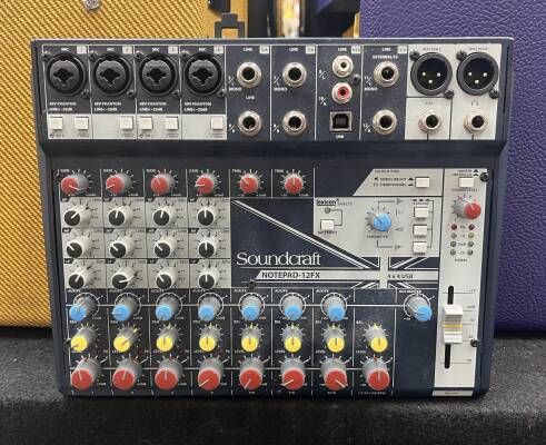 Soundcraft NOTEPAD-12FX ミキサー Notepad-12FX | Soundcraft - Professional Audio Mixers | English