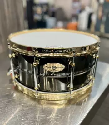 Pearl - Limited Edition SensiTone 6.5x14'' Black Nickel/Brass Snare Drum