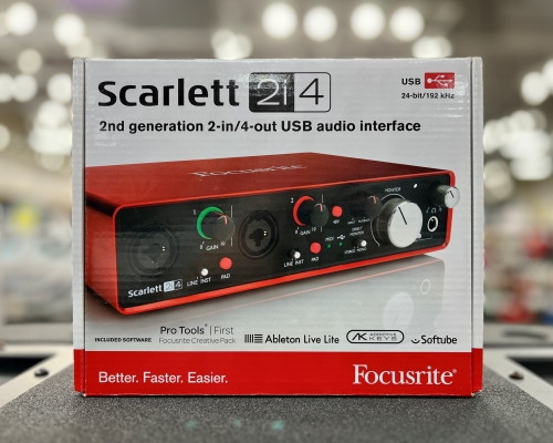 DJ機材 Ficusrite Scarlett 2i4 Gen2 Scarlett 2i4 2nd Gen | Focusrite Downloads