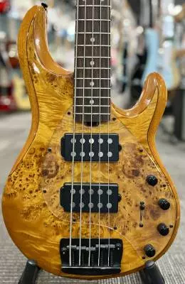 Sterling by Music Man - StingRay Ray35HH 5-String Bass - Amber 2