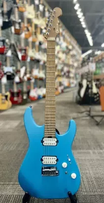 Charvel Guitars - Pro-Mod DK24 HH 2PT CM, Caramelized Maple Fingerboard - Matte Blue Frost