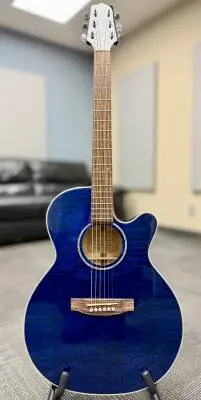 Takamine G NEX MAHOG AE C/A - Trans Blue