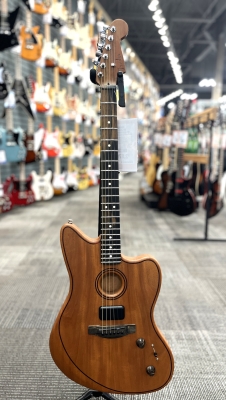 Fender American Acoustasonic Jazzmaster, All-Mahogany, Ebony