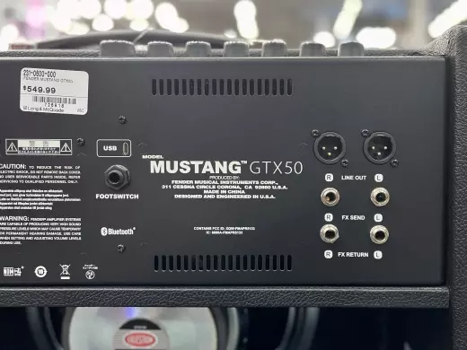 Fender - Mustang GTX50 1x12 Guitar Combo 3