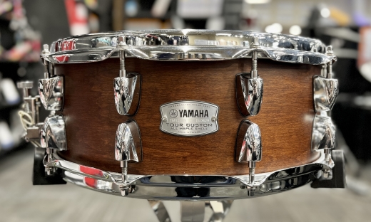 Yamaha - Tour Custom Maple Snare 14x5.5 (Chocolate Satin) 2