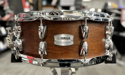 Yamaha - Tour Custom Maple Snare 14x5.5 (Chocolate Satin) 2