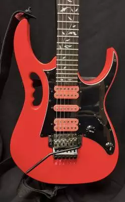 Ibanez - JEM Junior Steve Vai Signature Electric Guitar with Vine Inlay - Pink 2