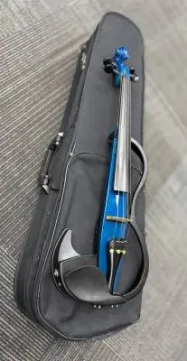 YAMAHA 4/4 SILENT VIOLIN *OCEAN BLUE* 2
