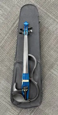 YAMAHA 4/4 SILENT VIOLIN *OCEAN BLUE* 2