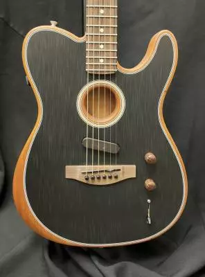 Fender - Acoustasonic Player Telecaster, Rosewood Fingerboard - Brushed Black 2