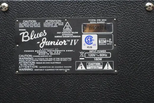 Fender - BLUES JUNIOR IV BLACK 2