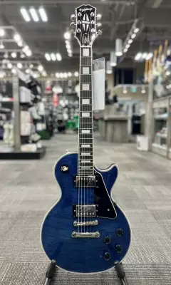 Store Special Product - Epiphone - Les Paul Custom Quilt (Viper Blue)