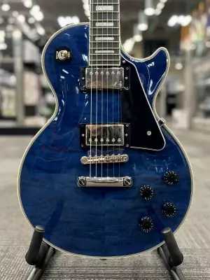 Store Special Product - Epiphone - Les Paul Custom Quilt (Viper Blue)