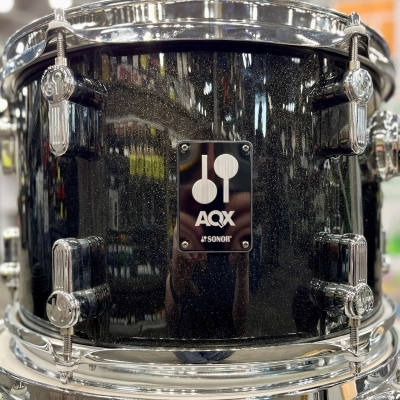 Sonor - AQX Jazz 4pc Shell Pack (18,12,14,SD) - Black Midnight Sparkle 2