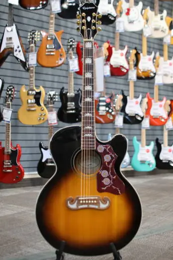 Epiphone - J200EC STUDIO VINTAGE SUNBURST