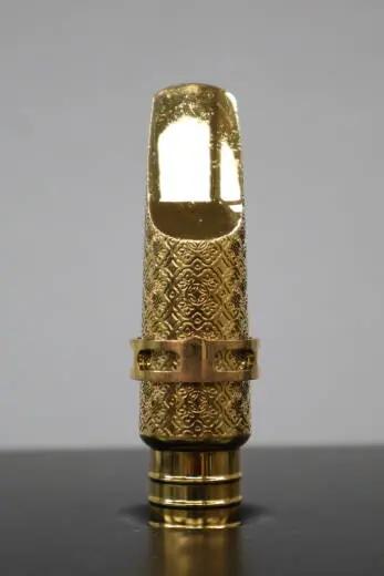 GOLD PLATE ALTO SAXOPHONE METAL MOUTHPIECE 2