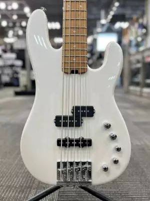 Charvel - Pro-Mod San Dimas Bass PJ V (Platinum Pearl) 2