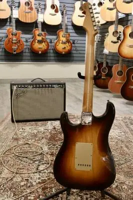 Fender Custom Shop Limited Edition 1954 Roasted Stratocaster Journeyman Relic - Wide-Fade Chocolate 2-Color Sunburst 2