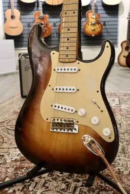 Fender Custom Shop Limited Edition 1954 Roasted Stratocaster Journeyman Relic - Wide-Fade Chocolate 2-Color Sunburst 2