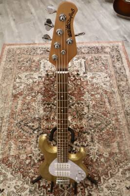 Store Special Product - Ernie Ball Music Man StingRay5 Special 5 HH - Genius Gold
