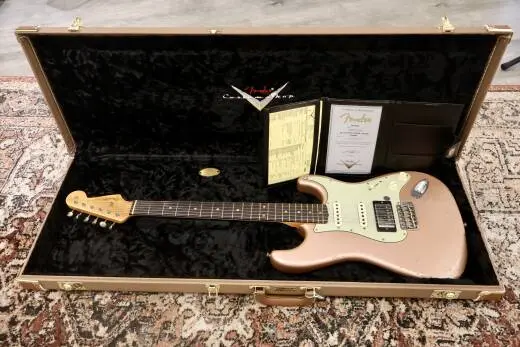 Fender Custom Shop Limited Edition '59 Stratocaster HSS Relic - Shell Pink Metallic 2