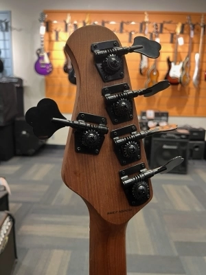 Sterling by Music Man StingRay Ray35 5 String Bass Purple Sparkle 2