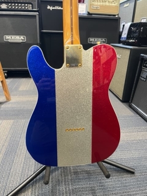 Fender Limited Edition Buck Owens Telecaster Red Silver and Blue Sparkle 5