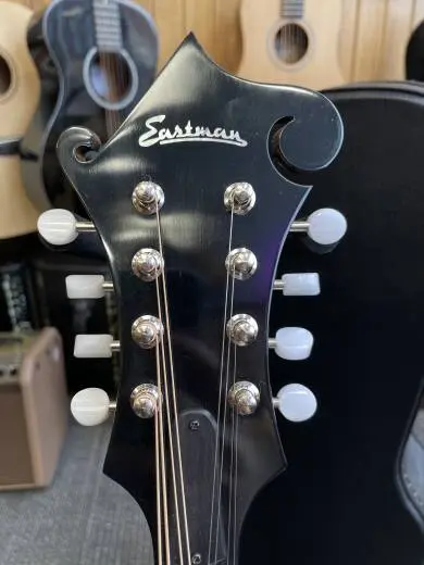 Eastman F-Style Mandolin with Solid Spruce Top and Solid Maple Back and Sides w/ case 2