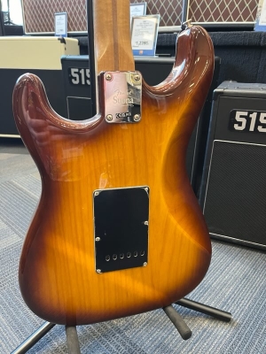 Fender Stratocaster Suona Thinline Ebony Fingerboard Violin Burst 5