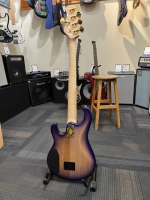 Ernie Ball Music Man BFR StingRay 5 HH Moonbeam Trans Purple Burst 6