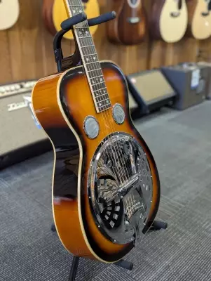 Store Special Product - Gold Tone Mastertone Paul Beard Round-Neck Resonator Guitar Deluxe - Passive