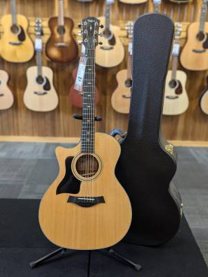 314ce Grand Auditorium Acoustic-Electric Guitar w/ V-Class Bracing, Left