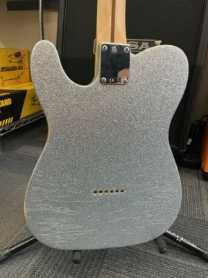 Fender Telecaster Brad Paisley Road Worn Silver Sparkle 5