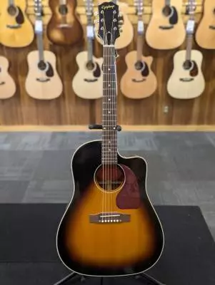 Store Special Product - Inspired by Gibson Masterbilt J-45 EC Cutaway - Vintageburst