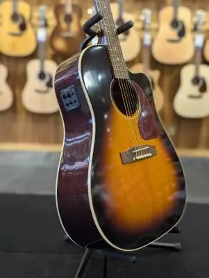 Store Special Product - Inspired by Gibson Masterbilt J-45 EC Cutaway - Vintageburst