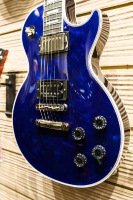 Store Special Product - Gibson Les Paul Custom Quilt Top - Ocean Blue