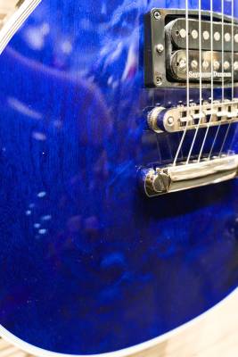 Store Special Product - Gibson Les Paul Custom Quilt Top - Ocean Blue