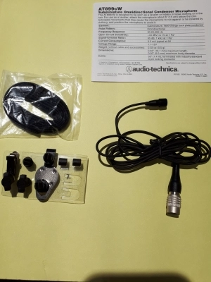Audio-Technica AT899cW Lavalier Mic