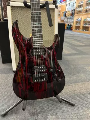 Schecter C-1 Silver Mountain Blood Moon 2