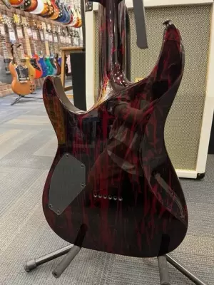 Schecter C-1 Silver Mountain Blood Moon 5