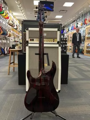 Schecter C-1 Silver Mountain Blood Moon 6