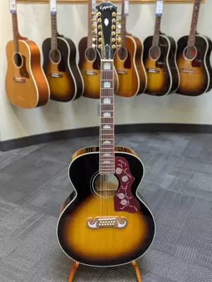 Epiphone - EJ200SE 12-string Electric-Acoustic Guitar - Vintage Sunburst