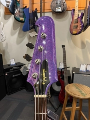 Epiphone 60's Thunderbird Purple Sparkle 3