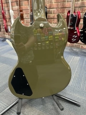 Epiphone SG Standard '61 Maestro Vibrola Olive Drab 5